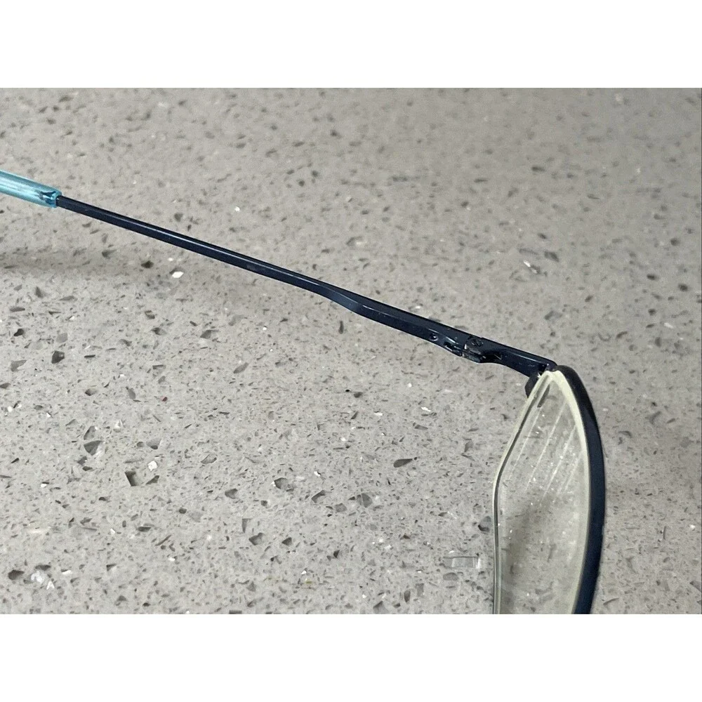 Unbranded WM1028 NV Navy Rectangle Full Rim 52-16-135 Eyeglasses Frames ONLY